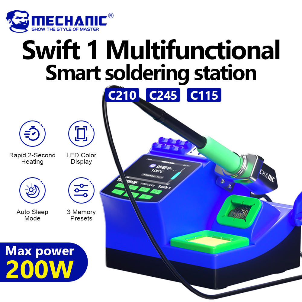 MECHANIC Swift 1 Digital Solde - C210 Precision Soldering Station recension och pris