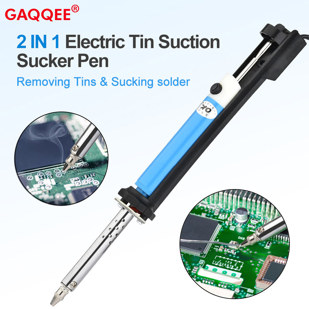 AC 110V/220V Electric Tin Suct - Desoldering Pump Electric Vacuum Station recension och pris