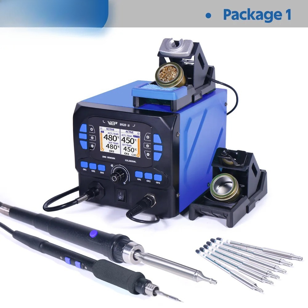 992D-II 2 In 1 LCD Display  Ho - C210 Precision Soldering Station recension och pris