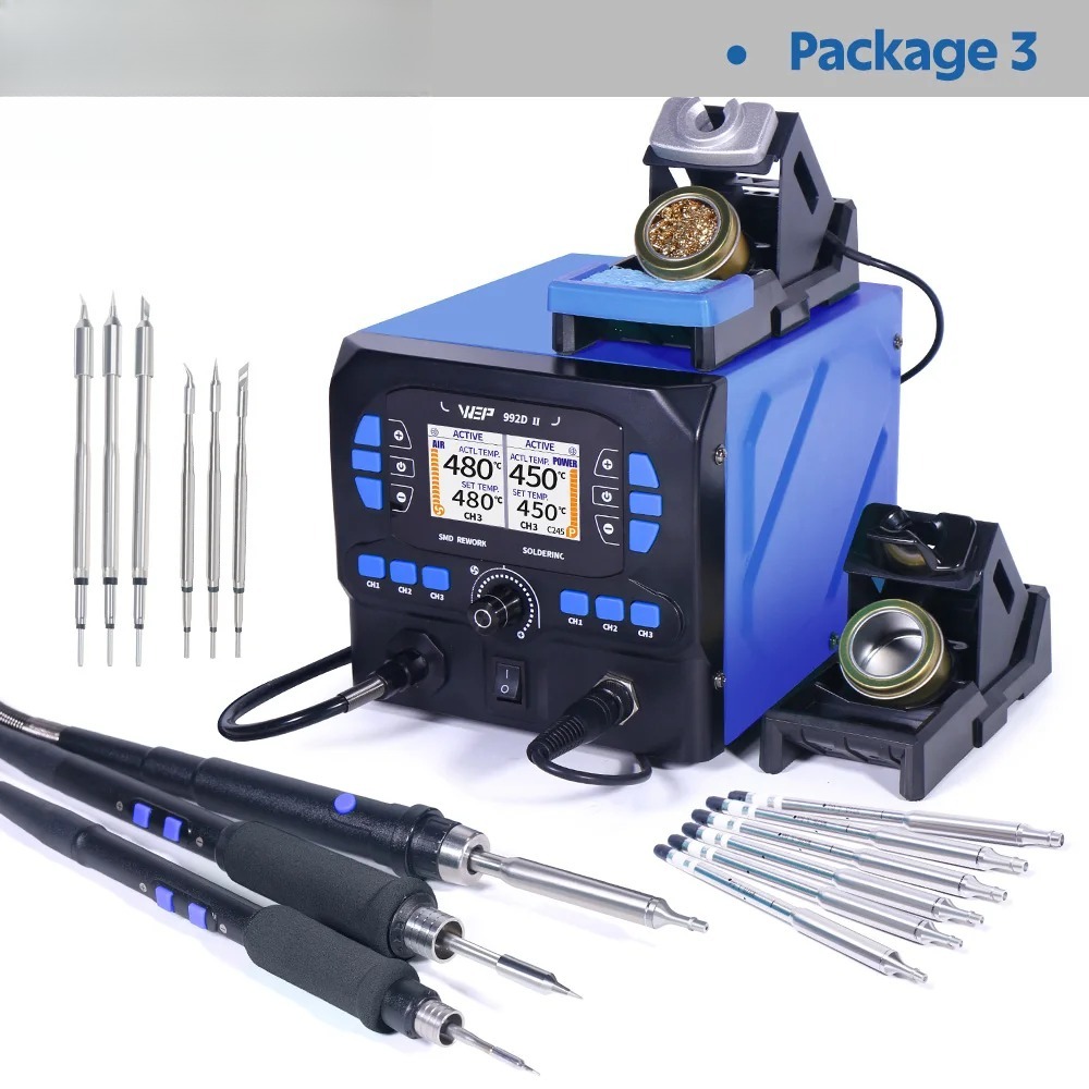 992D-II 2 In 1 LCD Display  Ho - C210 Precision Soldering Station recension och pris