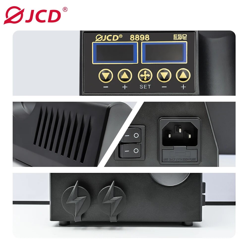 JCD 8898 Soldering Station 750 - 2 In 1 Soldering Rework Station 750W recension och pris