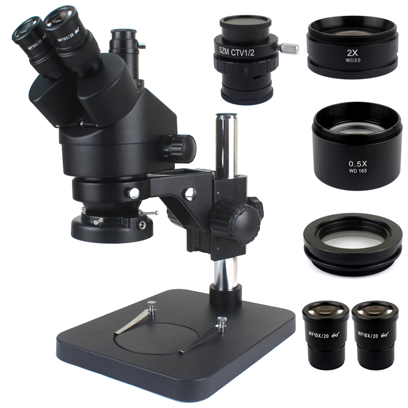 Phone PCB Soldering Repair Lab - Trinocular Stereo Microscope 7X-45X recension och pris