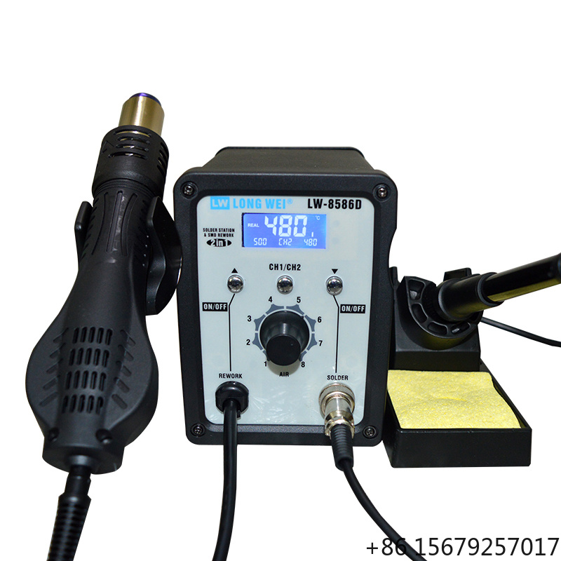 LW-8586D 2 in 1 750W Hot Air G - 2 In 1 Soldering Rework Station 750W recension och pris