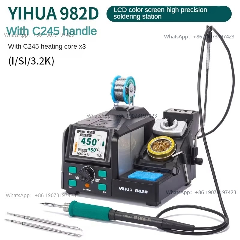 982D Digital Rapid Heating Sol - C210 Precision Soldering Station recension och pris