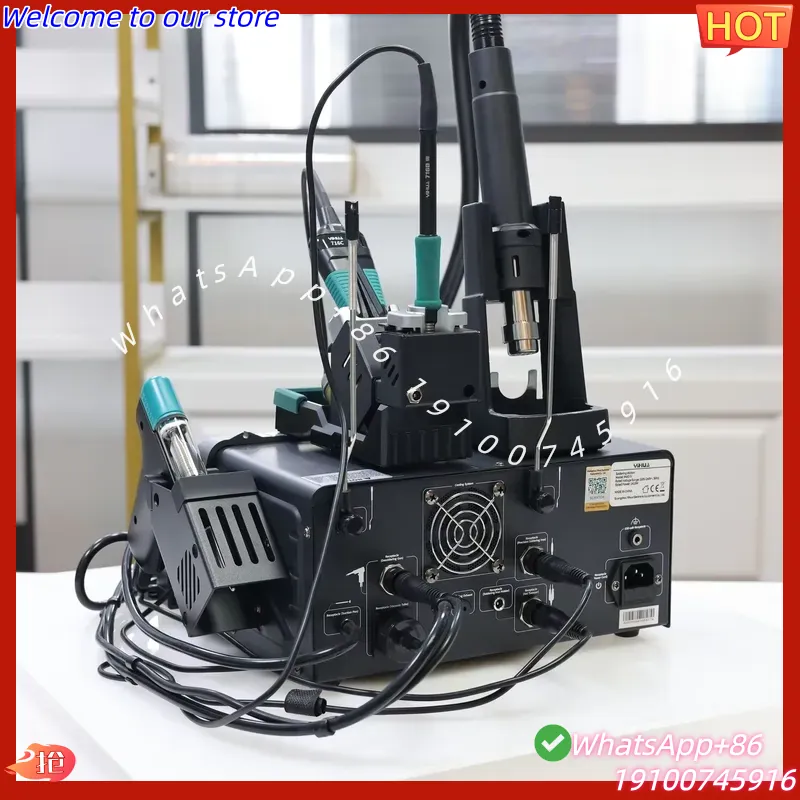 2026Hot YIHUA-948D IV 5-in-1 S - Desoldering Pump Electric Vacuum Station recension och pris