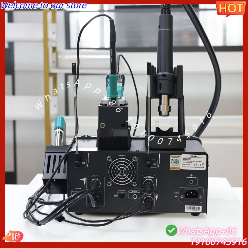 2026Hot YIHUA-948D IV 5-in-1 S - Desoldering Pump Electric Vacuum Station recension och pris
