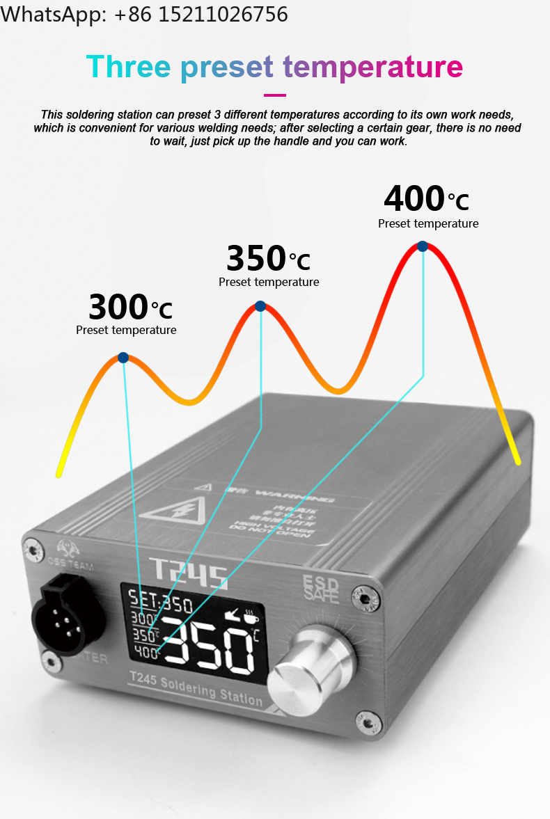 OSS T245 Soldering Station 130 - C245 Soldering Station 130W recension och pris