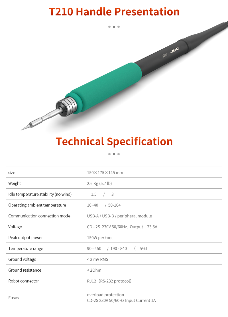 100% Original JBC Cartridge C2 - C210 Precision Soldering Station recension och pris