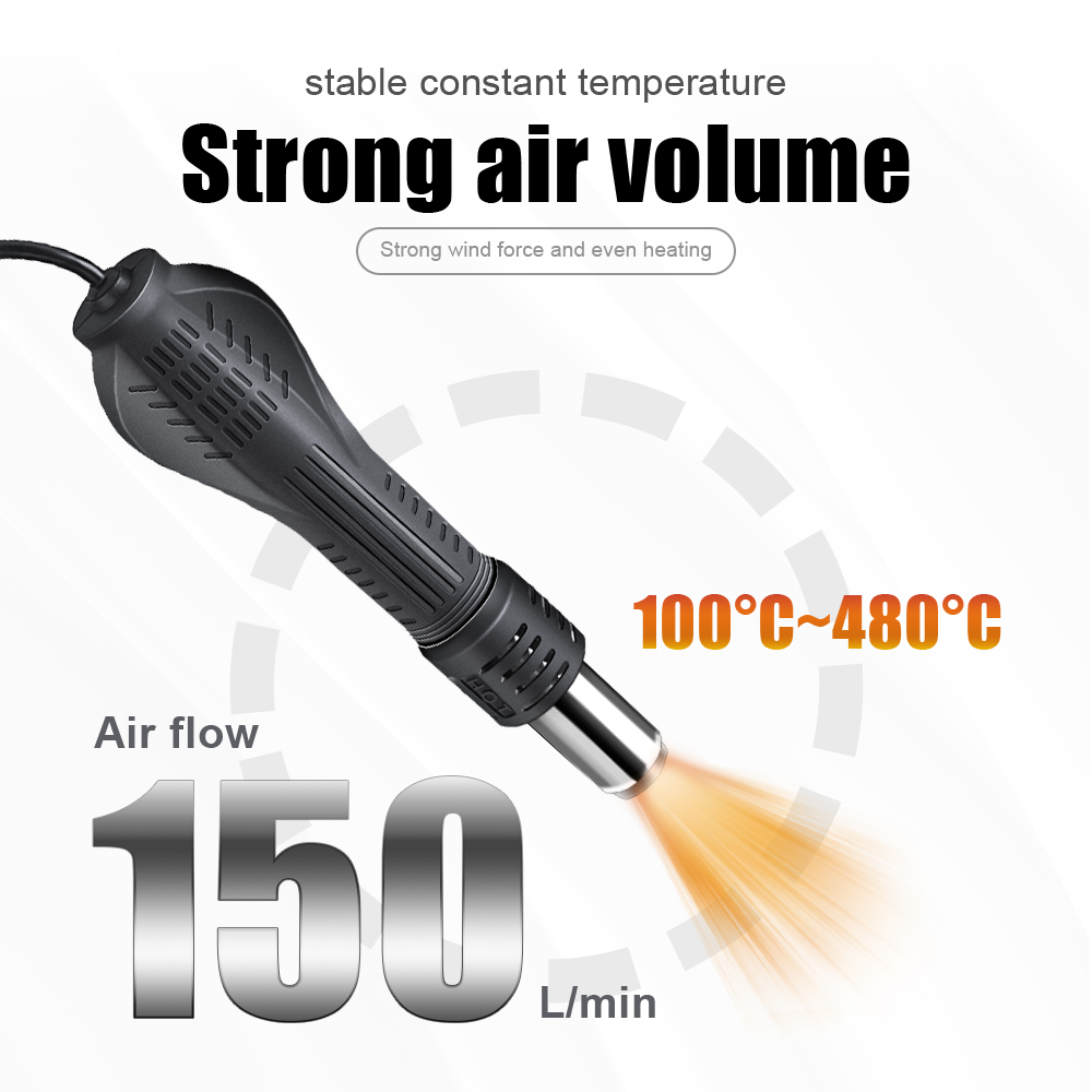 2 in 1 750W Hot Air Gun LCD Di - 2 In 1 Soldering Rework Station 750W recension och pris