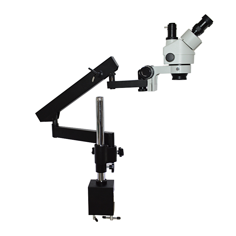 48MP 3.5X-90X Flexible Moving  - Articulating Arm Boom Stand Microscope recension och pris