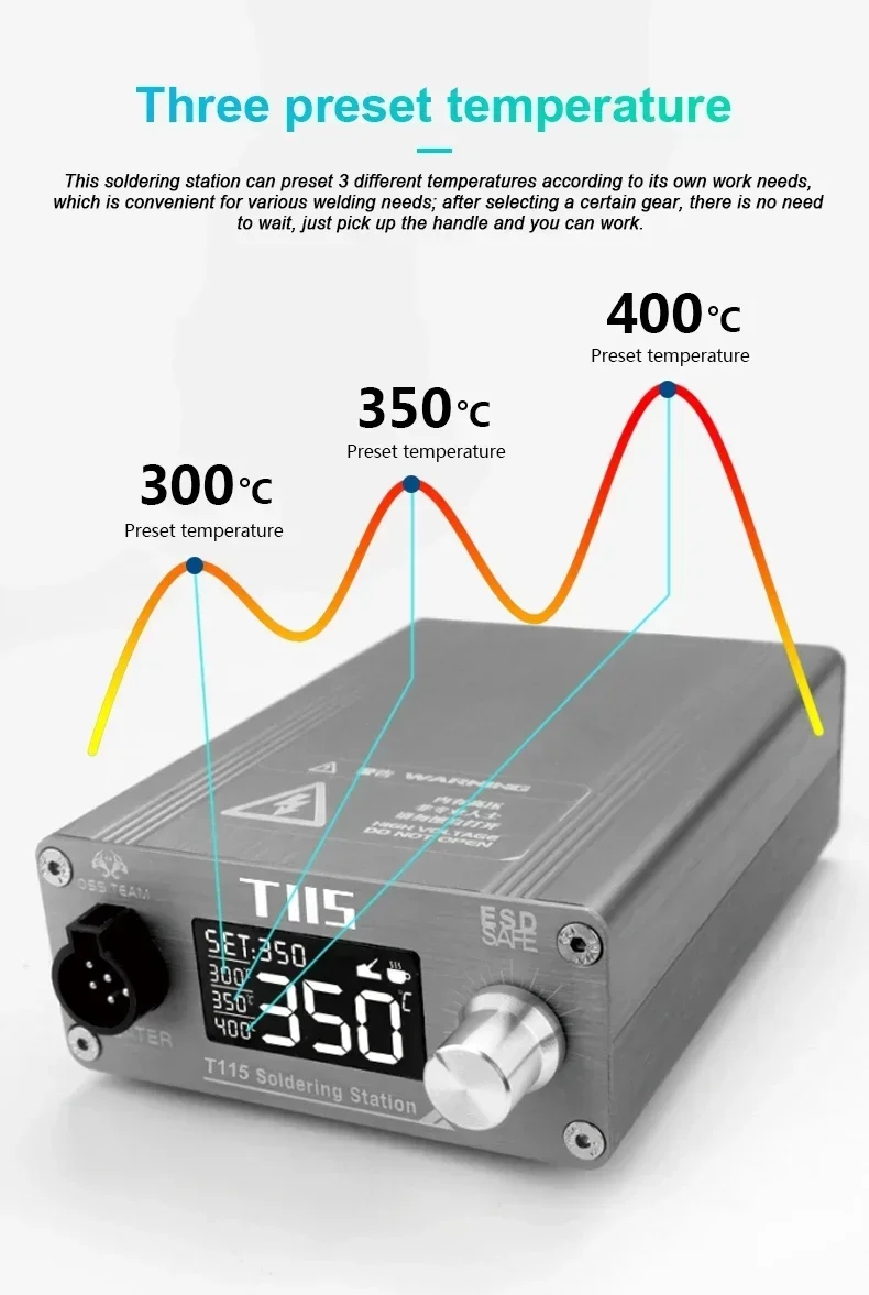 OSS T115 Micro Nano Electric S - C115 Nano Soldering Iron Station recension och pris