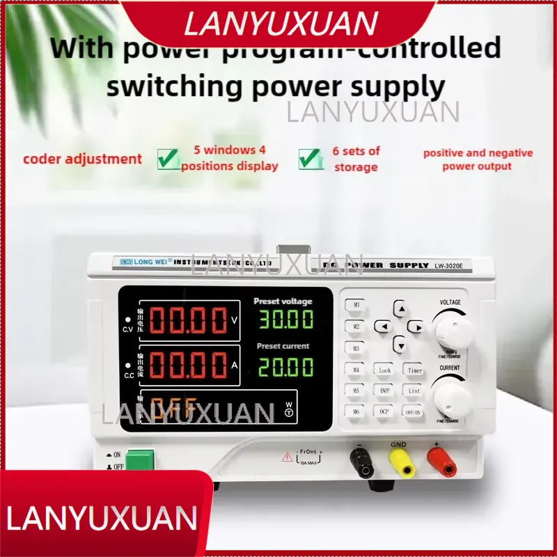 Longwei LW-1560E 900W 15V 30V  - High Precision Dc Power Supply 30V 10A recension och pris