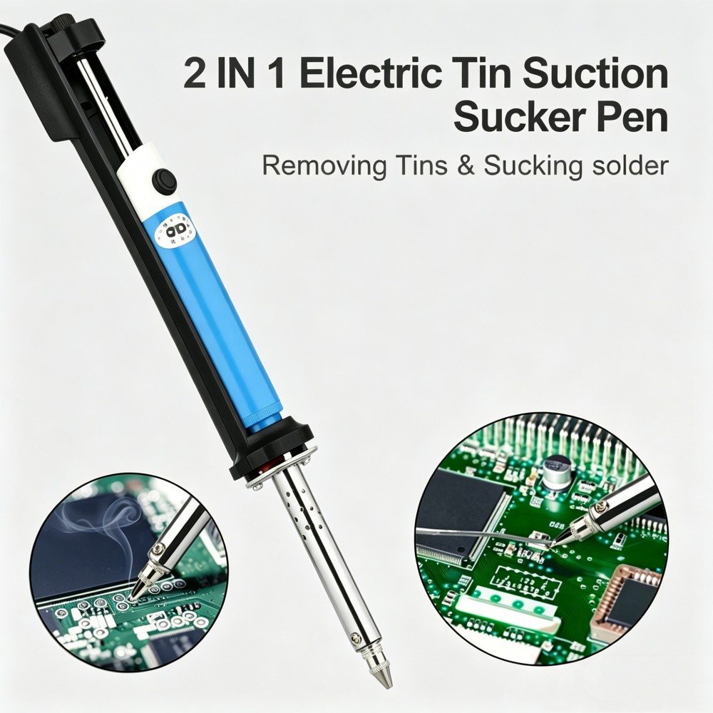 AC 220V Soldering Iron Electri - Desoldering Pump Electric Vacuum Station recension och pris