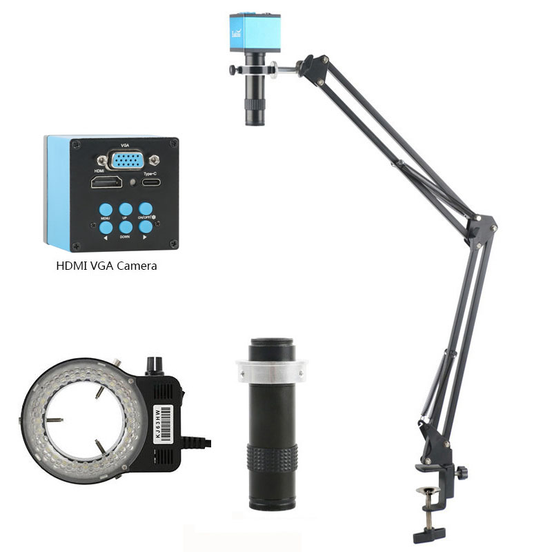 1X-200X Adjustable Zoom 4K 2K  - 4K Microscope Camera Sony Sensor recension och pris