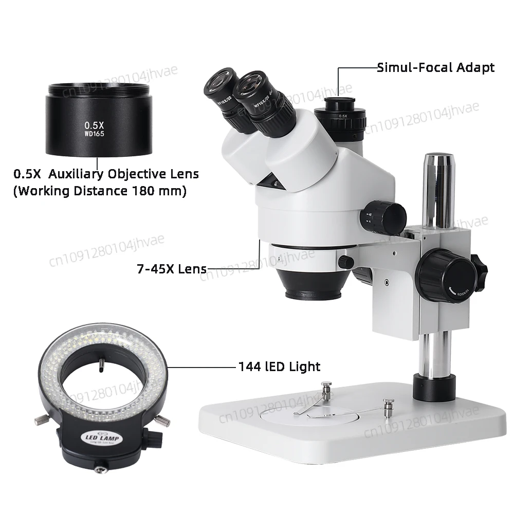 2025 NEW Real Photo 3.5X-45X   - Trinocular Stereo Microscope 7X-45X recension och pris