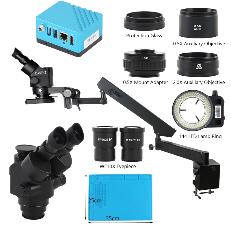 UHD 4K IMX334 HDMI Digital Vid - Simul-Focal Industrial Microscope 4K Hdmi recension och pris