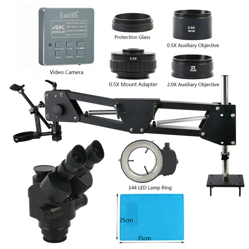 3.5X - 90X Zoom Simul Focal In - Simul-Focal Industrial Microscope 4K Hdmi recension och pris