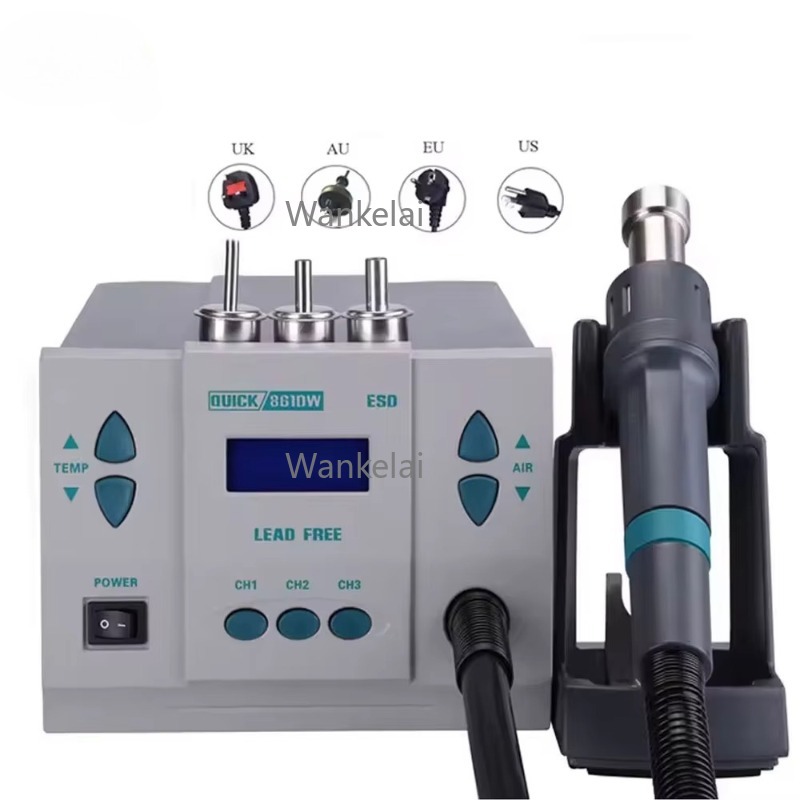 Original 1000W 220/110V QUICK  - Hot Air Rework Station 861Dw recension och pris