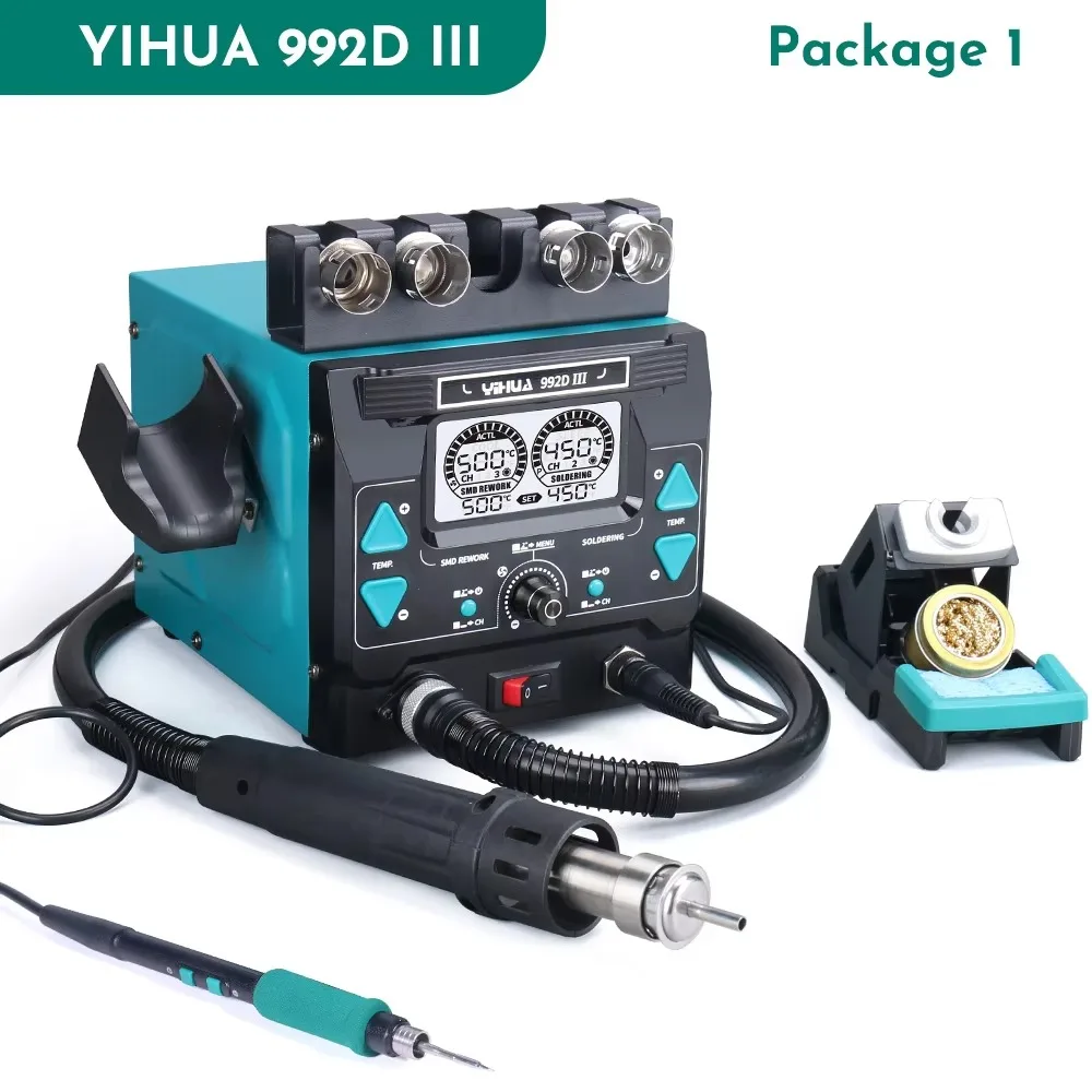YIHUA992D-III 1000W High Power - C210 Precision Soldering Station recension och pris
