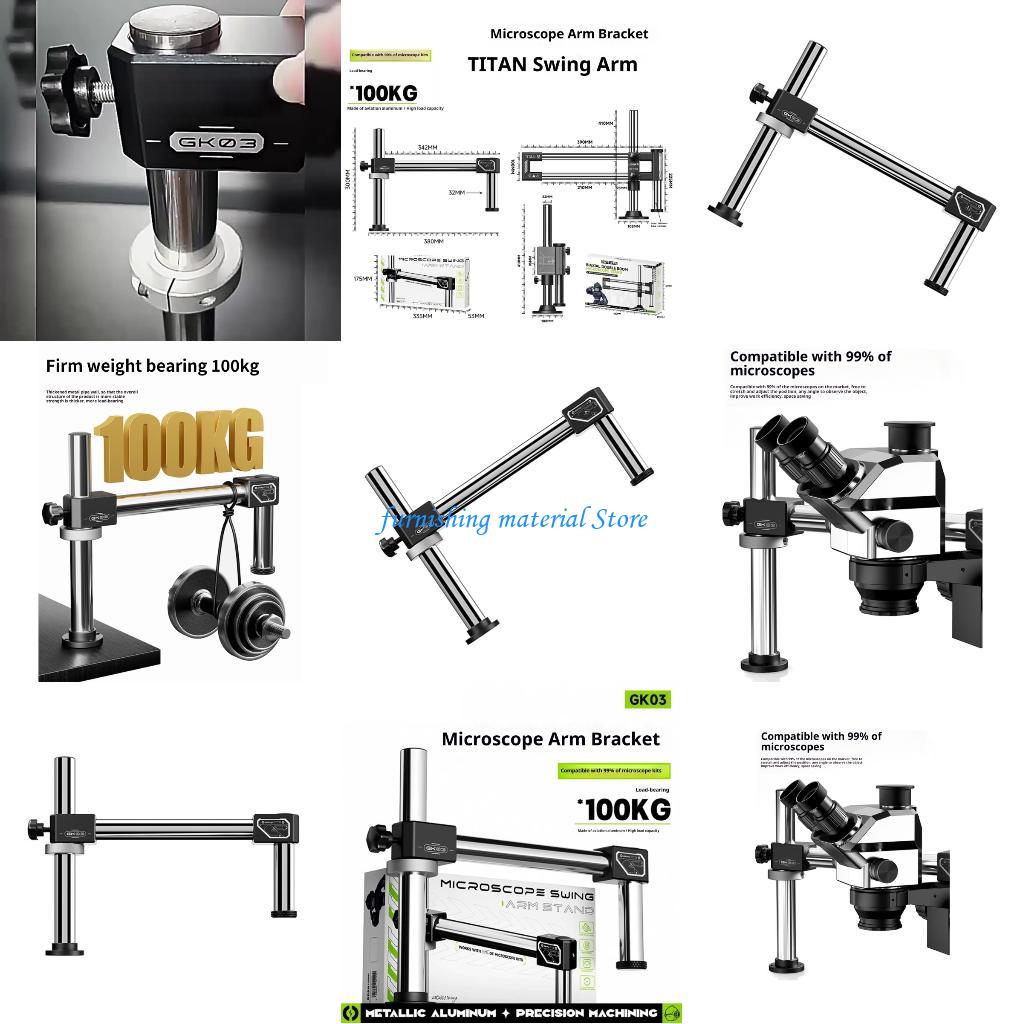 Y5GD Stereo Microscope Double  - Articulating Arm Boom Stand Microscope recension och pris