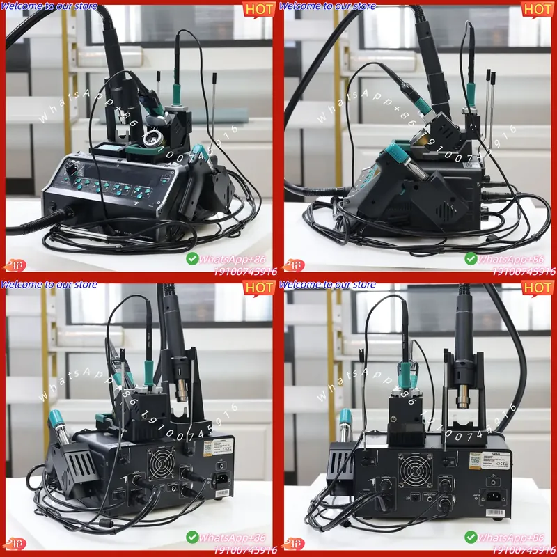 2026 YIHUA-948D IV 5-in-1 Sold - Desoldering Pump Electric Vacuum Station recension och pris