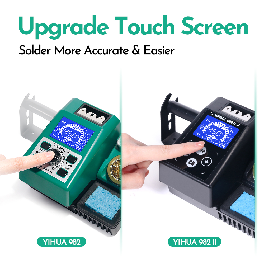 YIHUA 982-II Touch Screen C245 - C210 Precision Soldering Station recension och pris