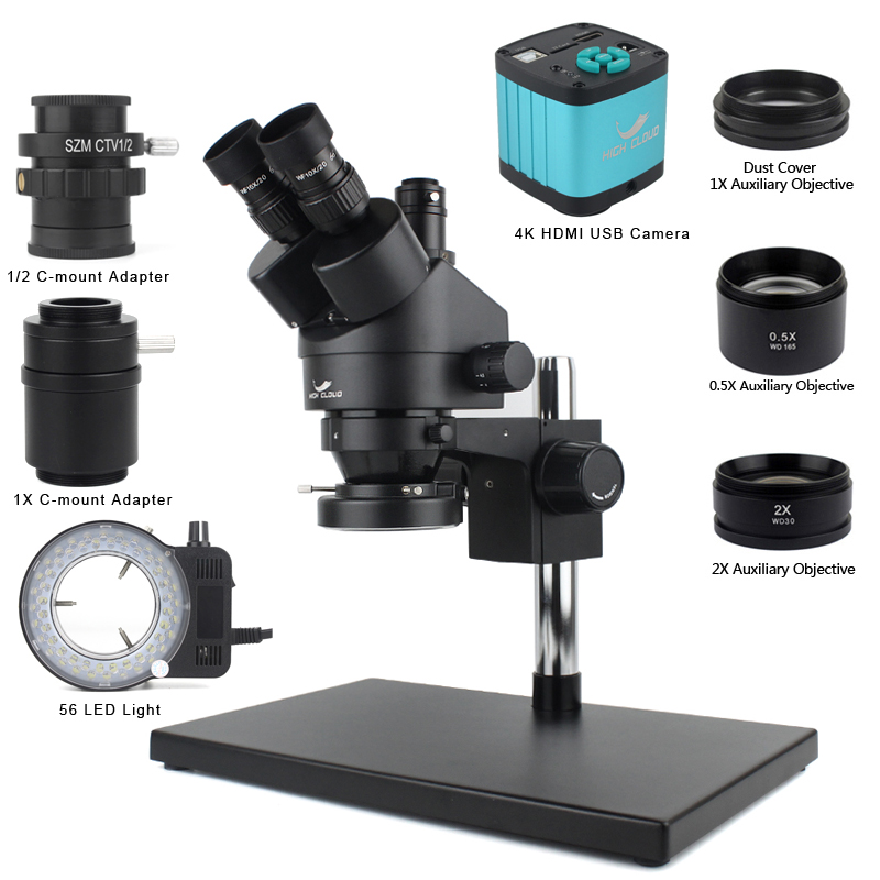 Phone PCB Soldering Repair Lab - Simul-Focal Industrial Microscope 4K Hdmi recension och pris