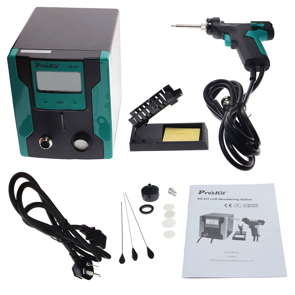 SS-331 LCD Digital Electric De - Desoldering Pump Electric Vacuum Station recension och pris