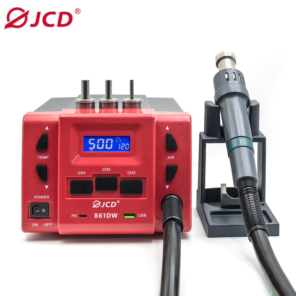 JCD 861DW Hot Air Gun 1000W Hi - Hot Air Rework Station 861Dw recension och pris