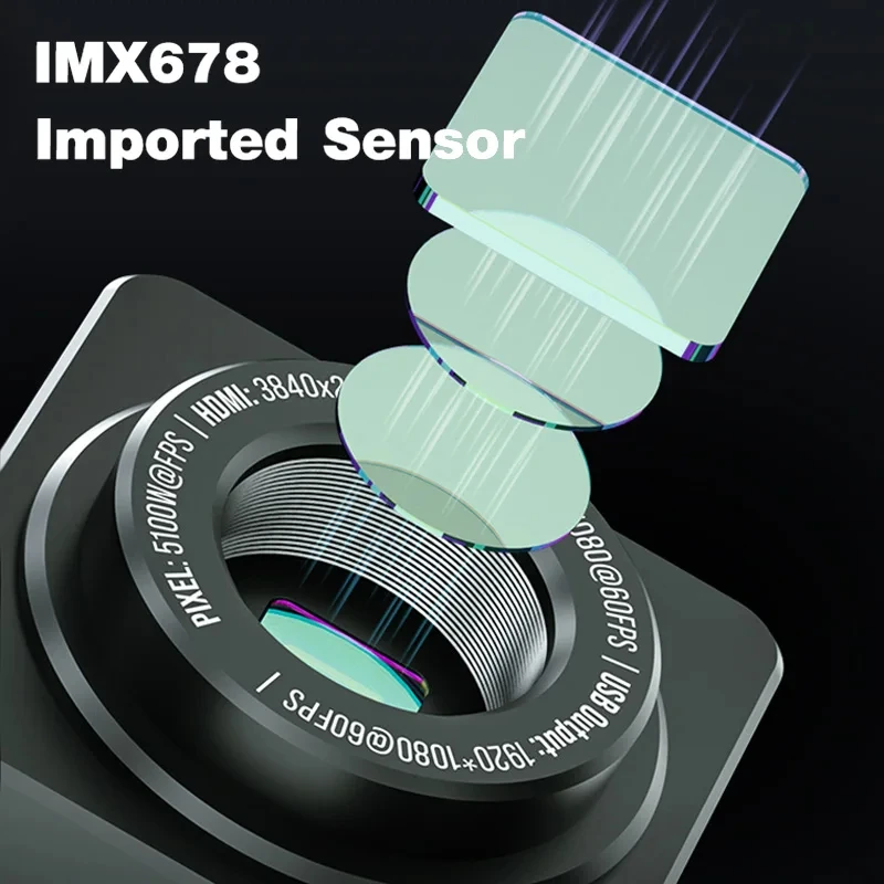 New MECHANIC IMX 307/415/678 S - 4K Microscope Camera Sony Sensor recension och pris