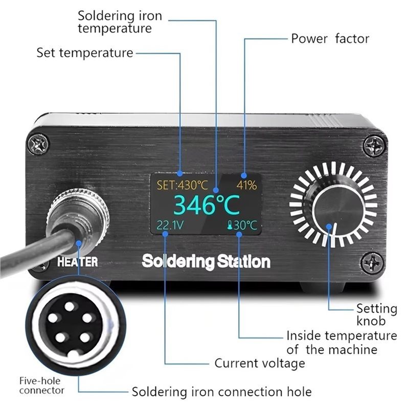 ABYN-Professional T12 Portable - T12 Soldering Station Oled recension och pris