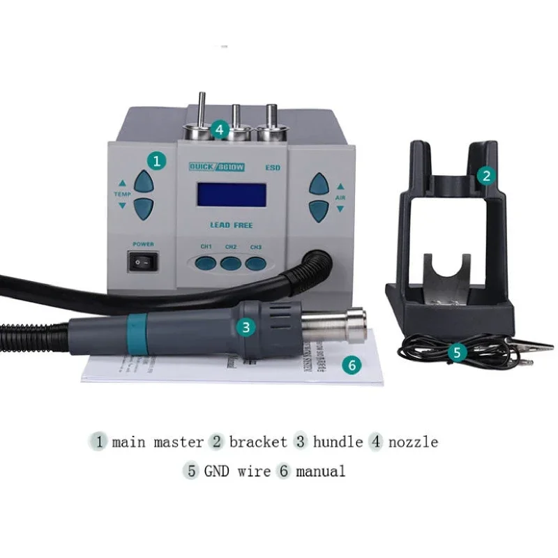 861DW Quick Heating Original T - Hot Air Rework Station 861Dw recension och pris