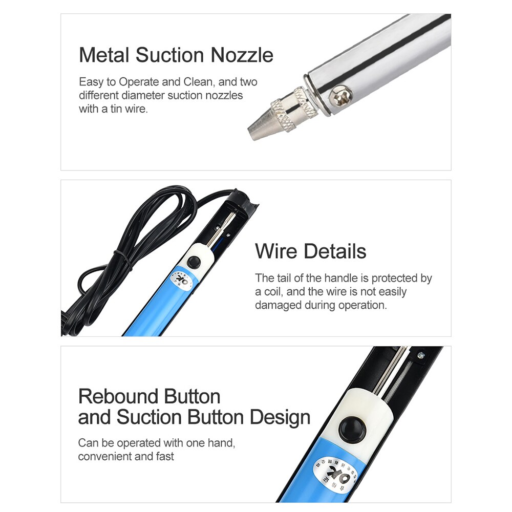AC 220V Electric Desoldering M - Desoldering Pump Electric Vacuum Station recension och pris