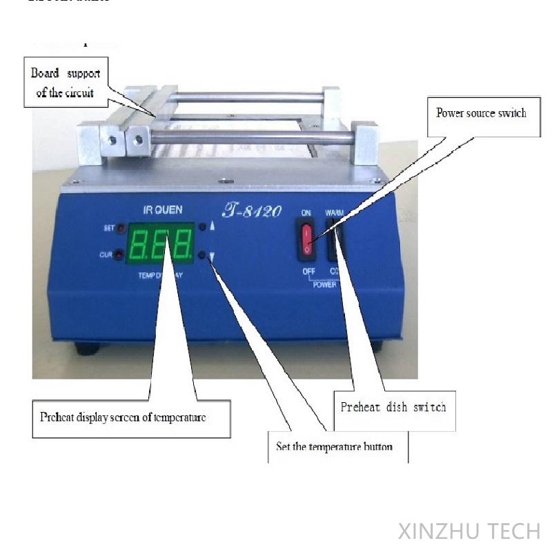 PUHUI T-8120 Preheater IR Preh - Infrared Bga Rework Station recension och pris