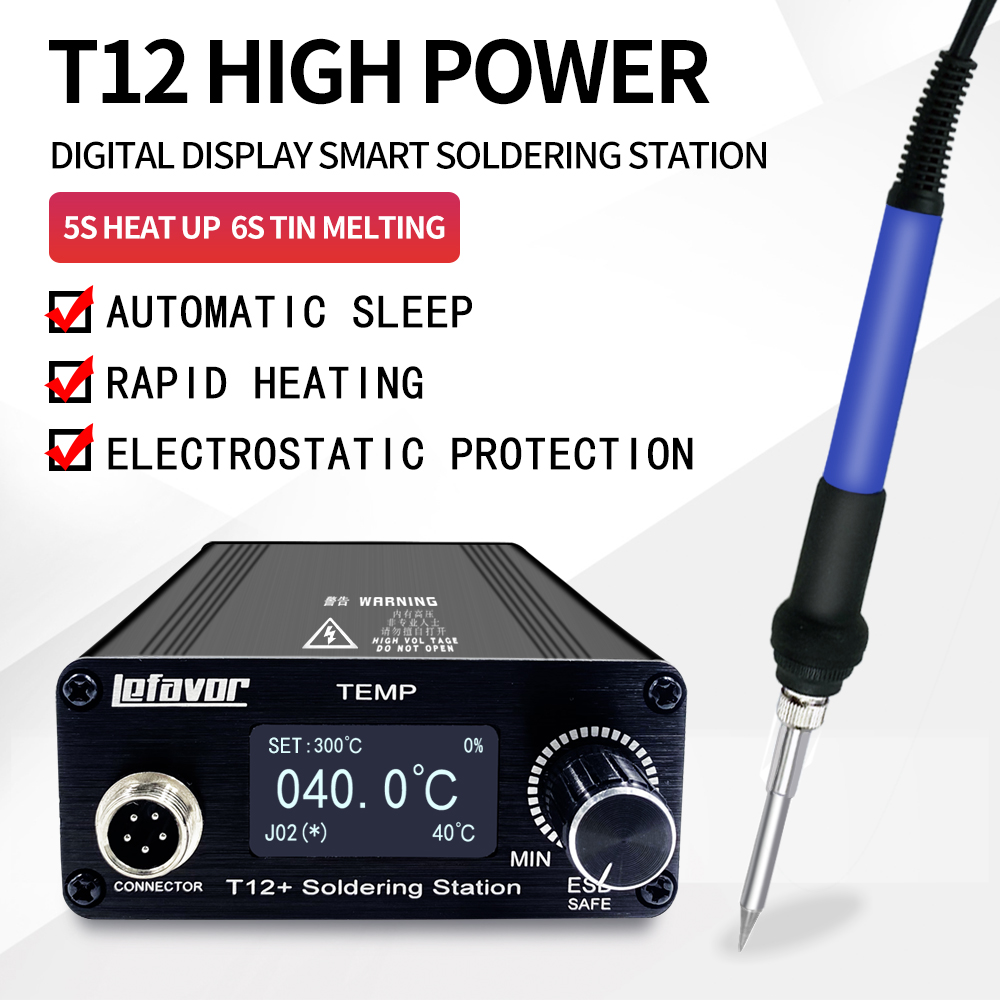 T12+ Soldering Station Solderi - T12 Soldering Station Oled recension och pris
